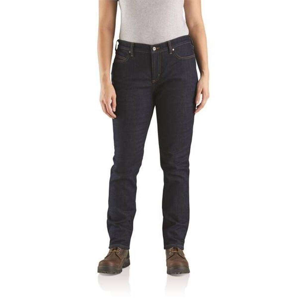 Carhartt Women's Rugged Flex Relaxed Fit Fleece Lined Jeans